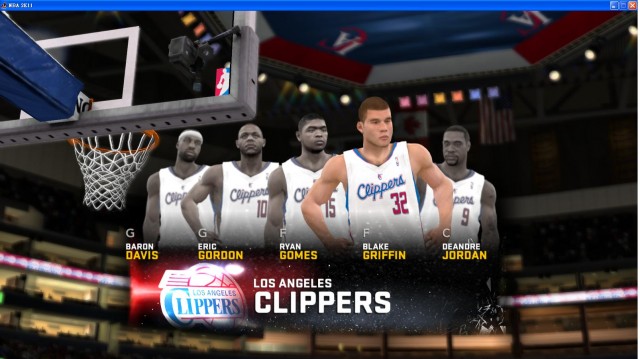 NBA [模拟] 爵士 VS 快艇 [设定先发与选手时间